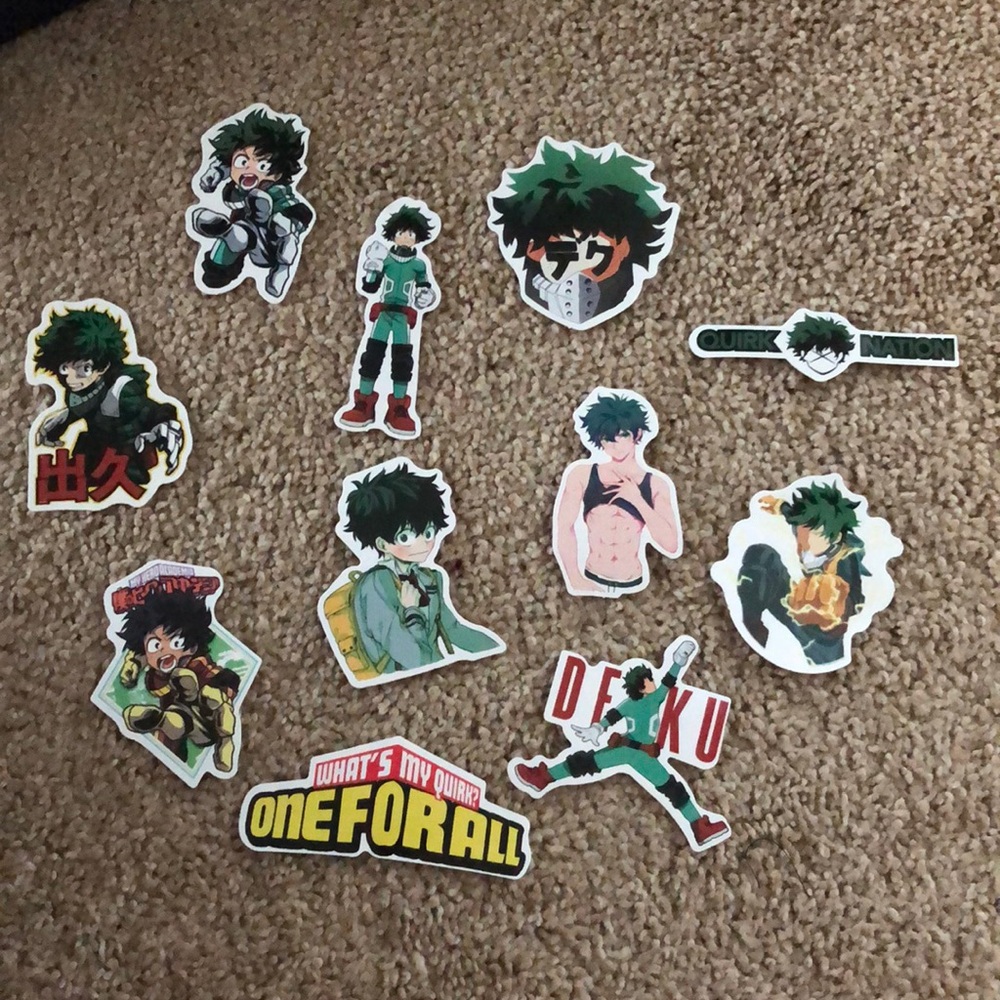 11 DEKU STICKERS + 1 BONUS